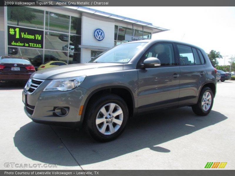 Alpine Grey Metallic / Charcoal 2009 Volkswagen Tiguan SE