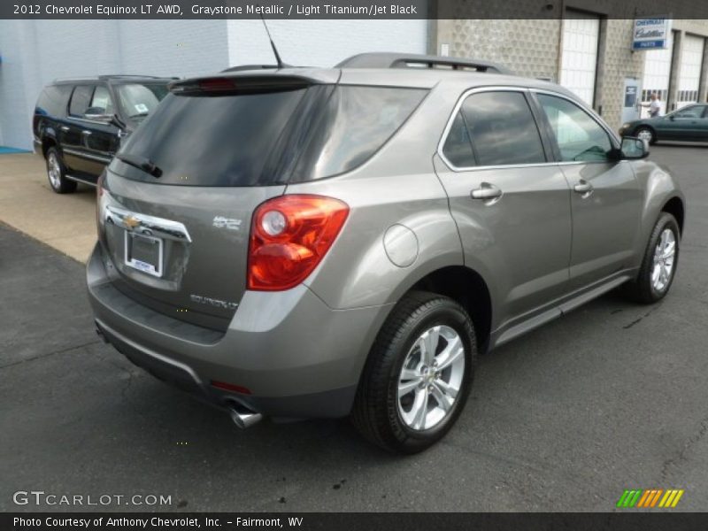 Graystone Metallic / Light Titanium/Jet Black 2012 Chevrolet Equinox LT AWD