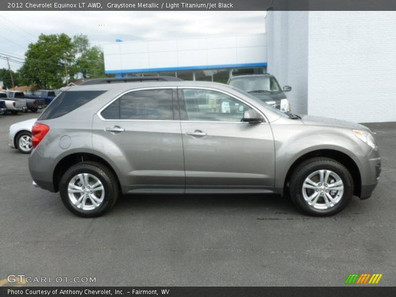 Graystone Metallic / Light Titanium/Jet Black 2012 Chevrolet Equinox LT AWD