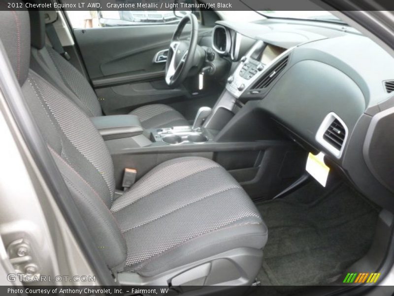 Graystone Metallic / Light Titanium/Jet Black 2012 Chevrolet Equinox LT AWD