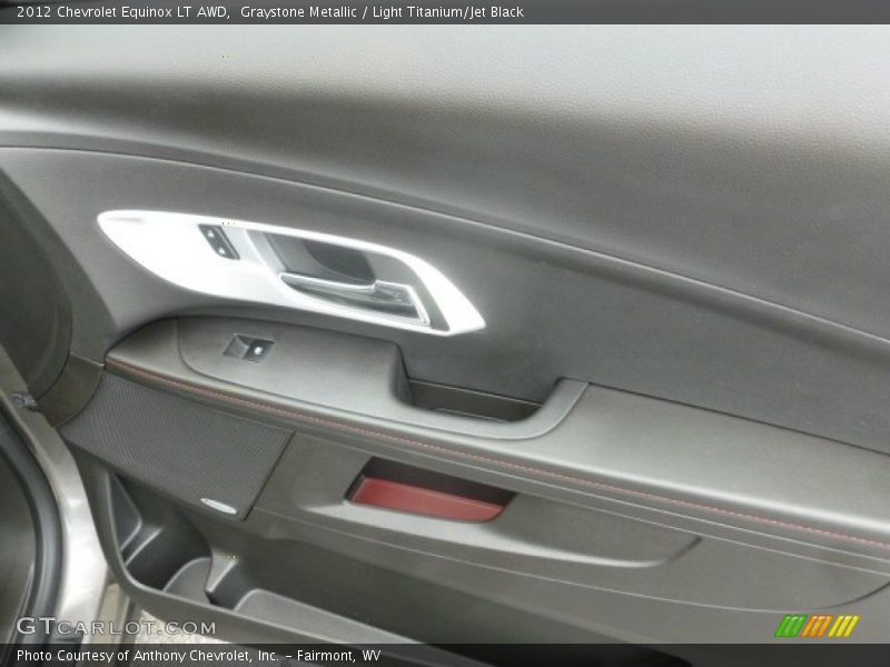 Graystone Metallic / Light Titanium/Jet Black 2012 Chevrolet Equinox LT AWD