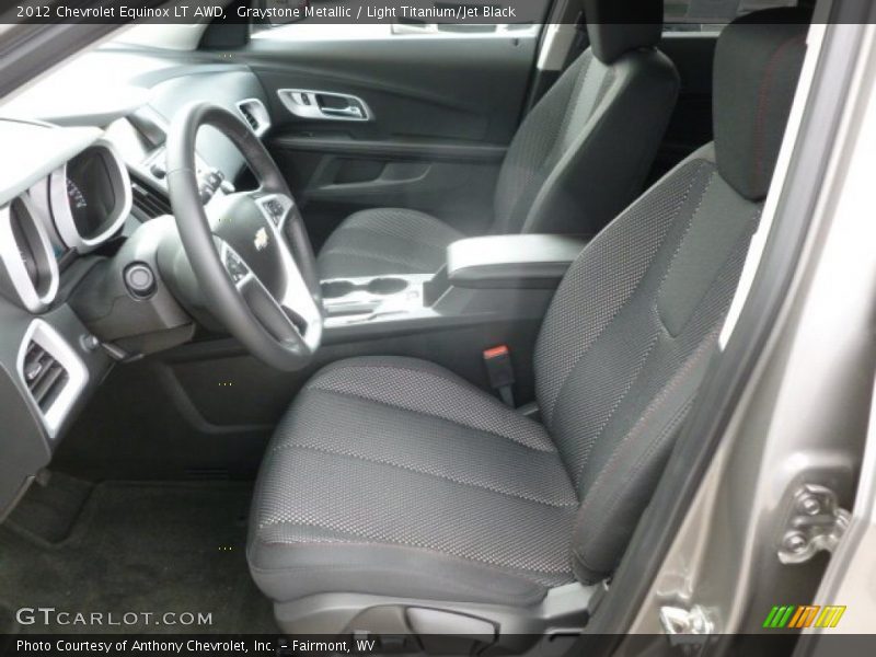 Graystone Metallic / Light Titanium/Jet Black 2012 Chevrolet Equinox LT AWD