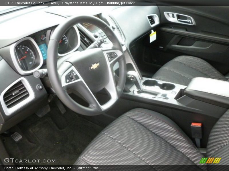 Graystone Metallic / Light Titanium/Jet Black 2012 Chevrolet Equinox LT AWD
