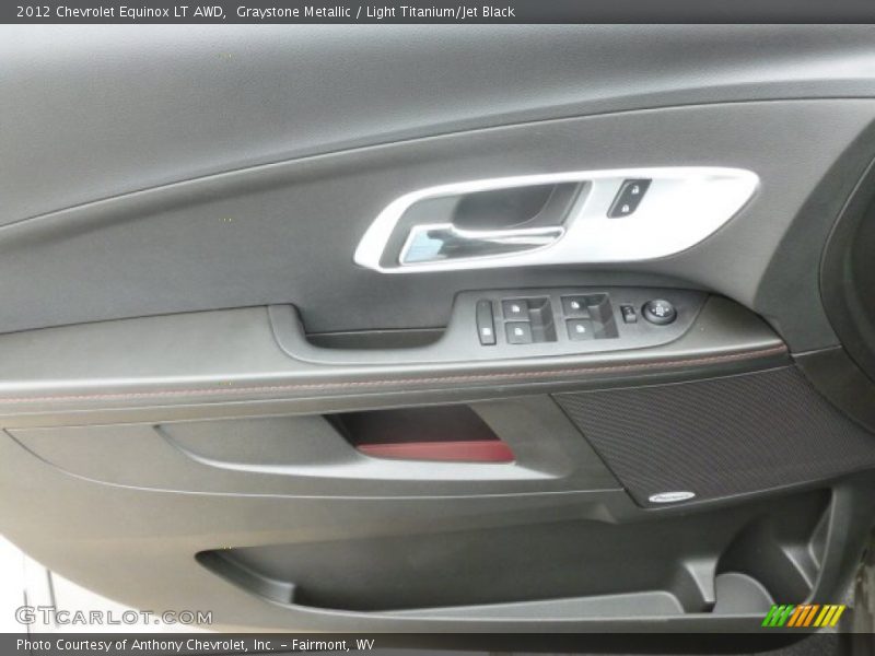 Graystone Metallic / Light Titanium/Jet Black 2012 Chevrolet Equinox LT AWD