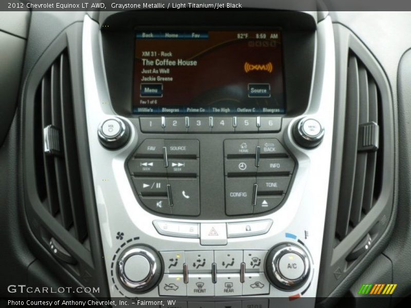 Graystone Metallic / Light Titanium/Jet Black 2012 Chevrolet Equinox LT AWD