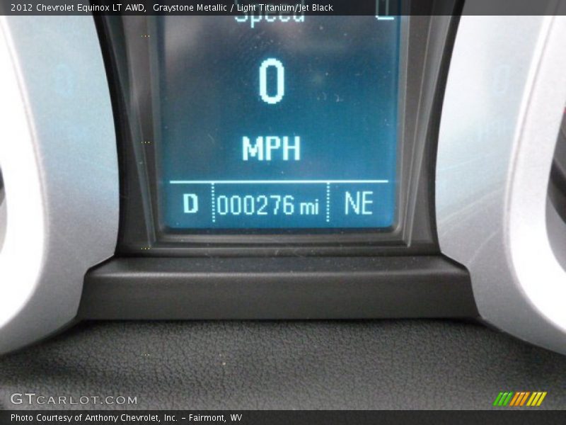 Graystone Metallic / Light Titanium/Jet Black 2012 Chevrolet Equinox LT AWD