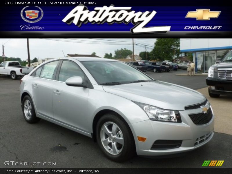 Silver Ice Metallic / Jet Black 2012 Chevrolet Cruze LT