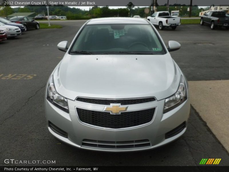 Silver Ice Metallic / Jet Black 2012 Chevrolet Cruze LT