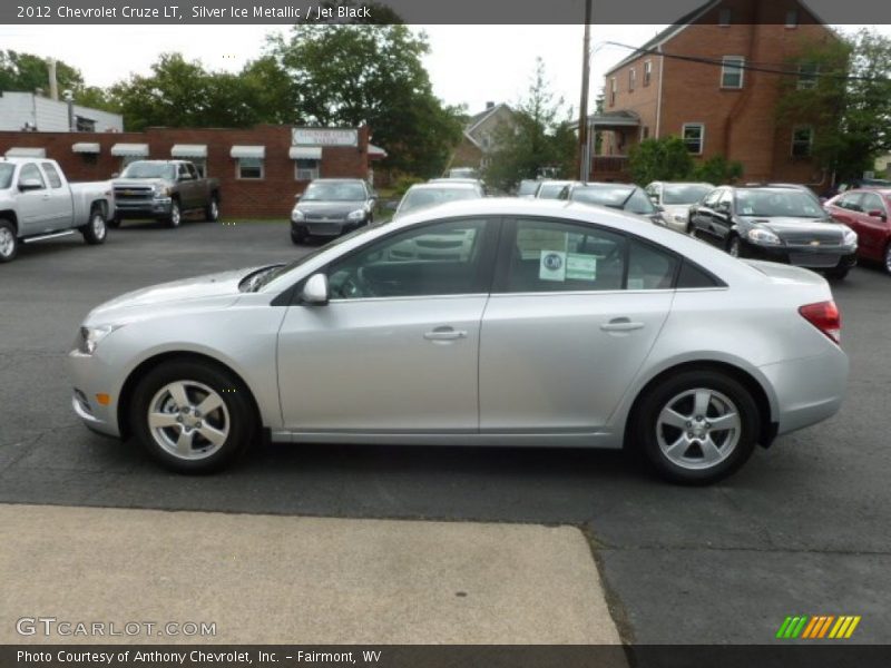 Silver Ice Metallic / Jet Black 2012 Chevrolet Cruze LT