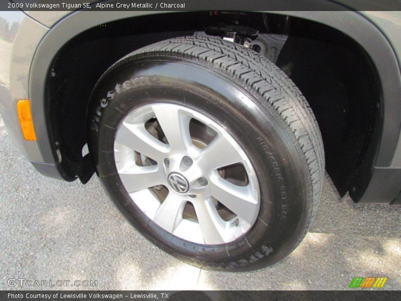 Alpine Grey Metallic / Charcoal 2009 Volkswagen Tiguan SE
