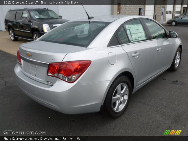 Silver Ice Metallic / Jet Black 2012 Chevrolet Cruze LT