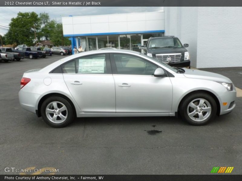 Silver Ice Metallic / Jet Black 2012 Chevrolet Cruze LT