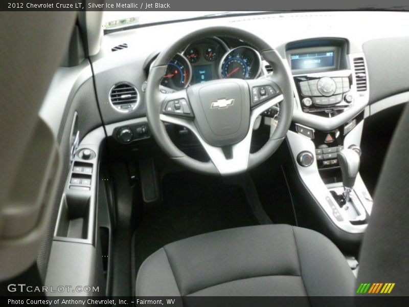 Silver Ice Metallic / Jet Black 2012 Chevrolet Cruze LT