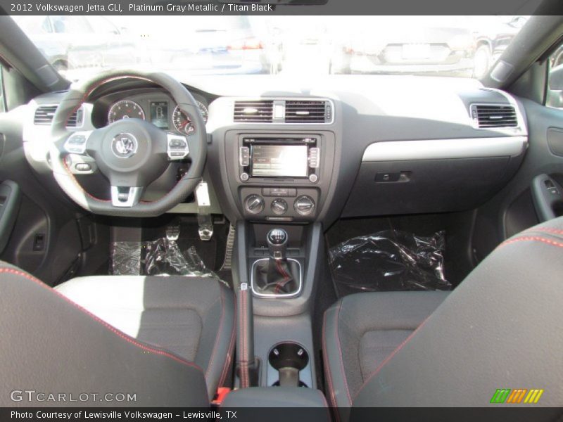 Platinum Gray Metallic / Titan Black 2012 Volkswagen Jetta GLI