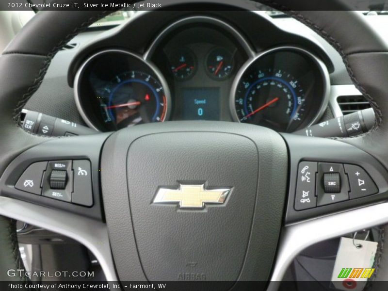 Silver Ice Metallic / Jet Black 2012 Chevrolet Cruze LT