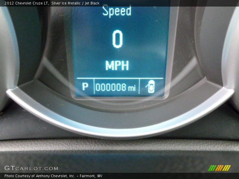 Silver Ice Metallic / Jet Black 2012 Chevrolet Cruze LT