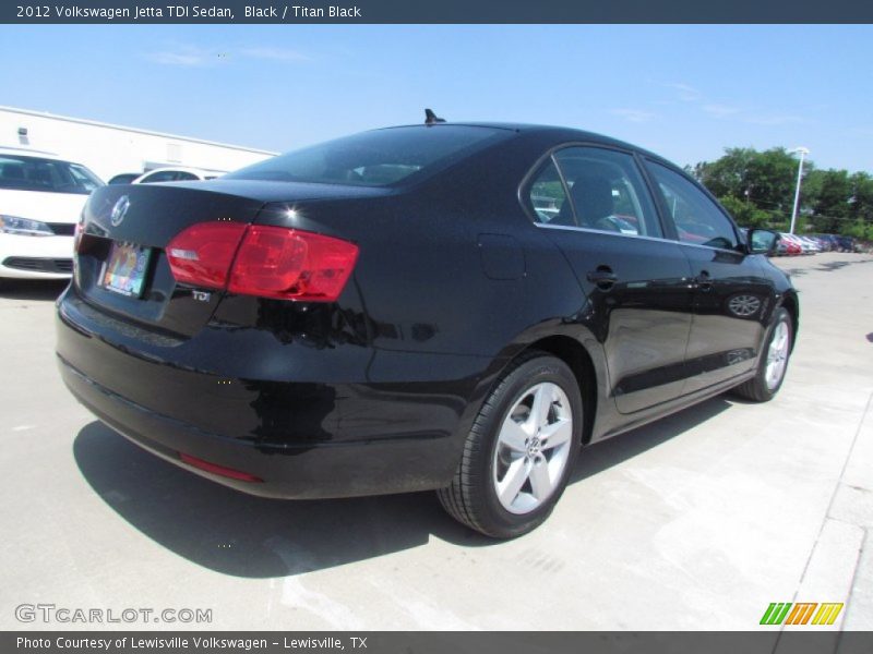Black / Titan Black 2012 Volkswagen Jetta TDI Sedan