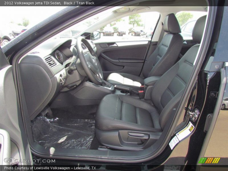 Black / Titan Black 2012 Volkswagen Jetta TDI Sedan