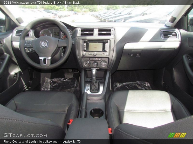 Black / Titan Black 2012 Volkswagen Jetta TDI Sedan