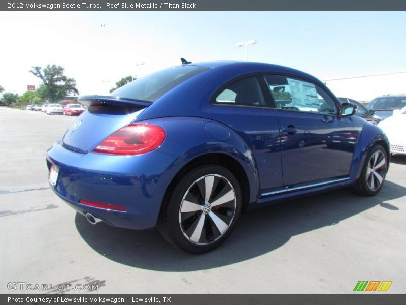 Reef Blue Metallic / Titan Black 2012 Volkswagen Beetle Turbo