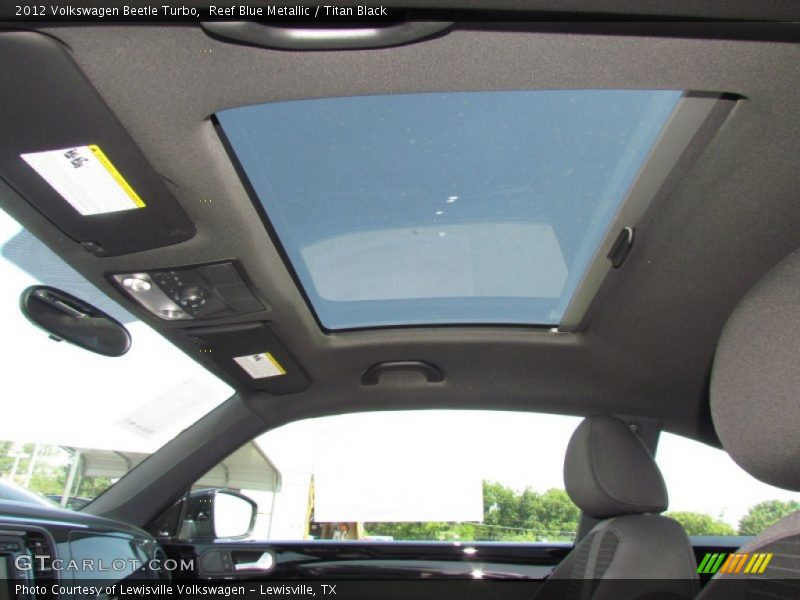 Reef Blue Metallic / Titan Black 2012 Volkswagen Beetle Turbo