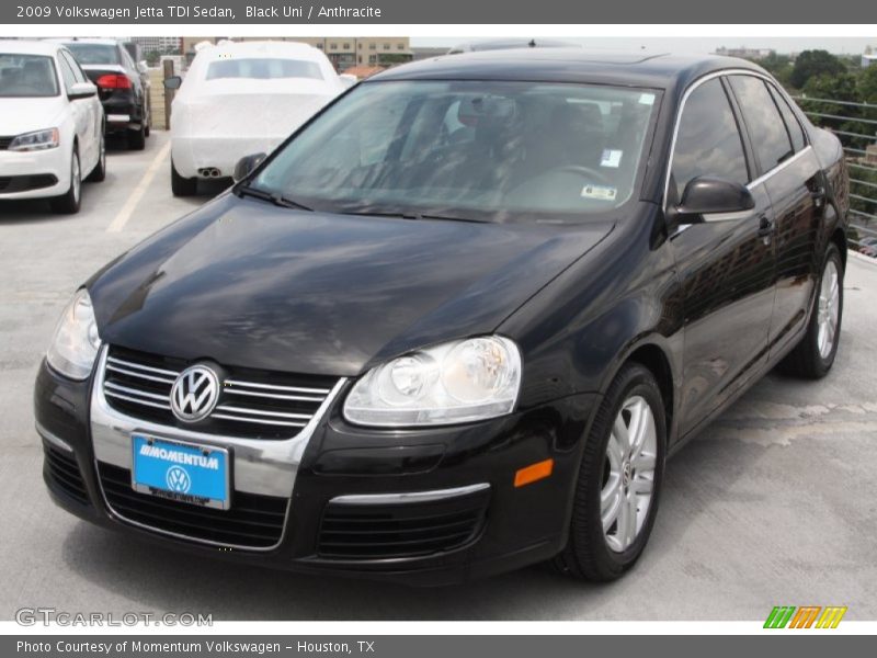 Black Uni / Anthracite 2009 Volkswagen Jetta TDI Sedan