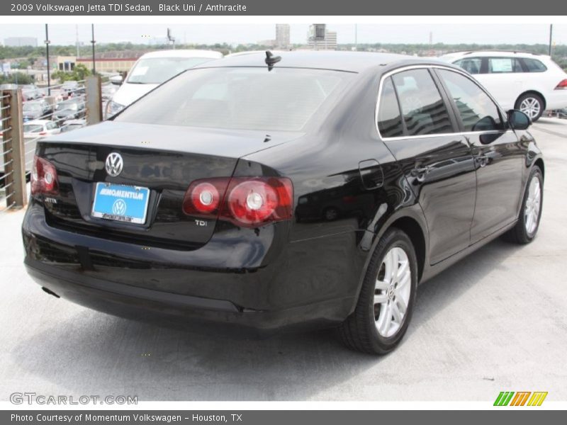 Black Uni / Anthracite 2009 Volkswagen Jetta TDI Sedan