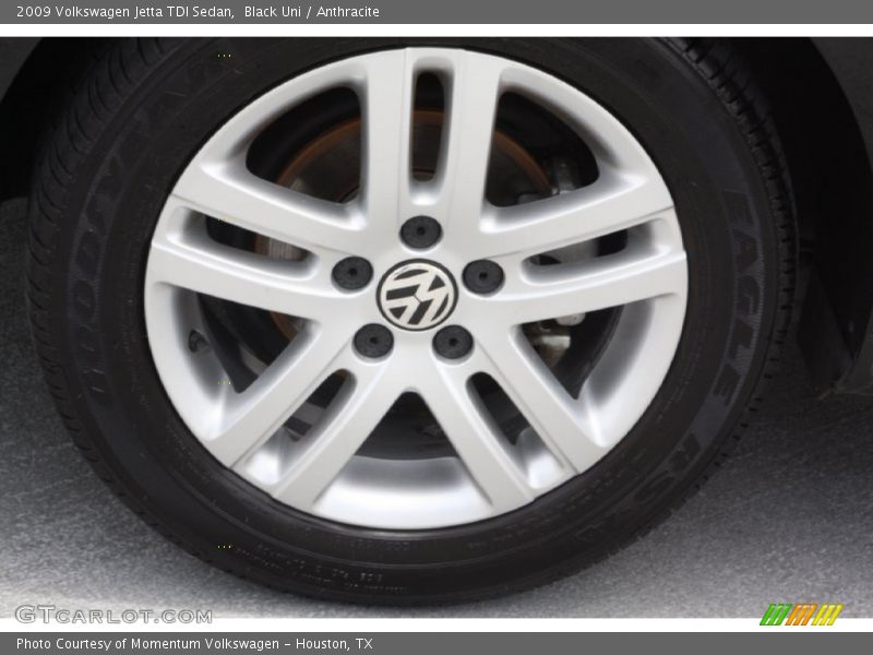Black Uni / Anthracite 2009 Volkswagen Jetta TDI Sedan
