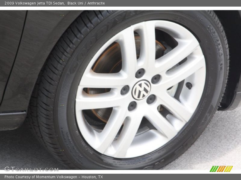 Black Uni / Anthracite 2009 Volkswagen Jetta TDI Sedan