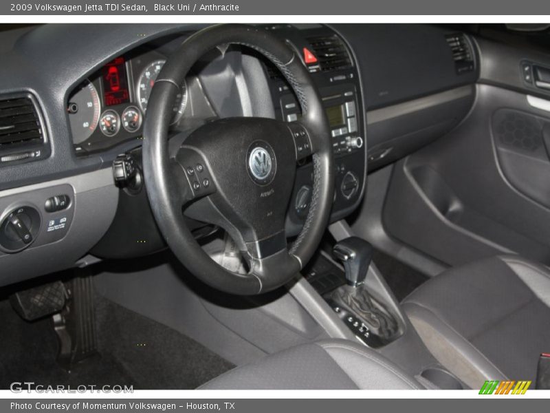 Black Uni / Anthracite 2009 Volkswagen Jetta TDI Sedan