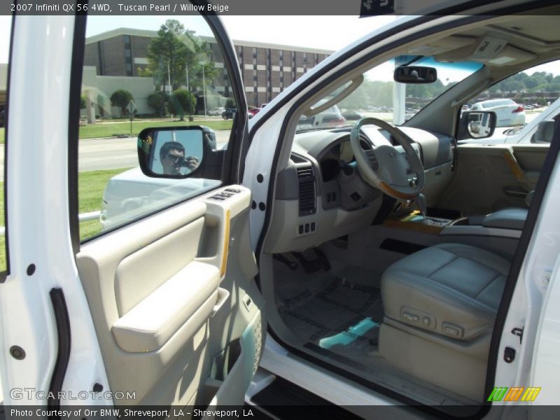 Tuscan Pearl / Willow Beige 2007 Infiniti QX 56 4WD