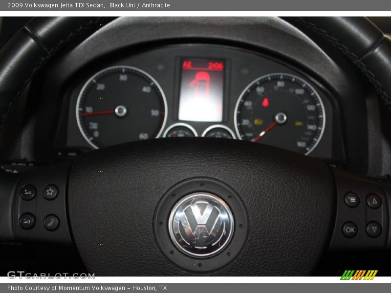 Black Uni / Anthracite 2009 Volkswagen Jetta TDI Sedan