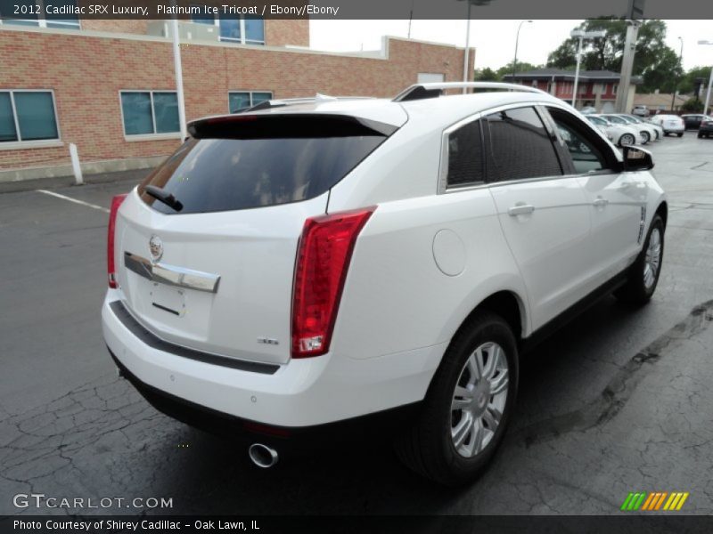 Platinum Ice Tricoat / Ebony/Ebony 2012 Cadillac SRX Luxury