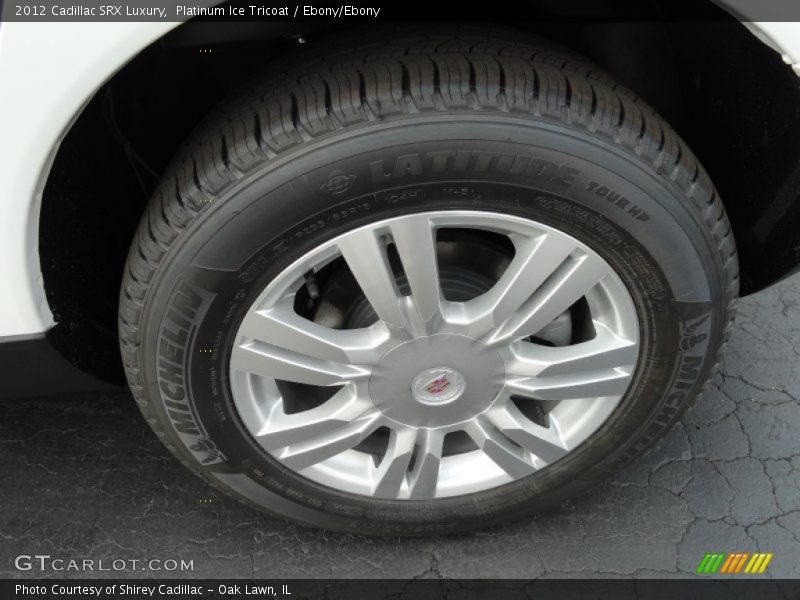 Platinum Ice Tricoat / Ebony/Ebony 2012 Cadillac SRX Luxury