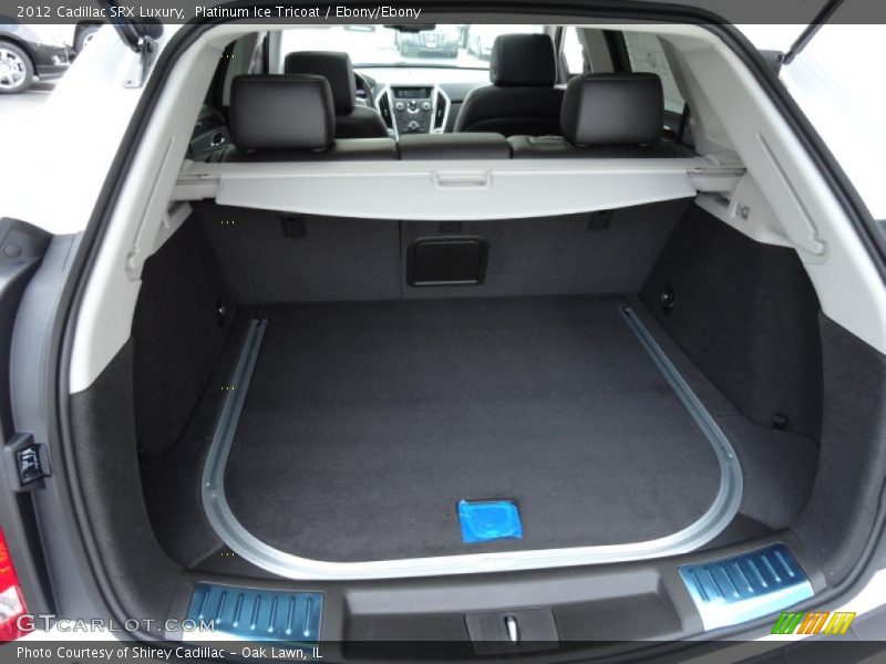 Platinum Ice Tricoat / Ebony/Ebony 2012 Cadillac SRX Luxury