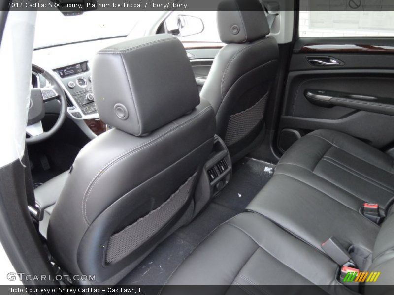Platinum Ice Tricoat / Ebony/Ebony 2012 Cadillac SRX Luxury
