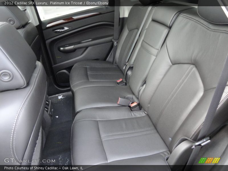 Platinum Ice Tricoat / Ebony/Ebony 2012 Cadillac SRX Luxury