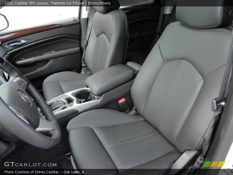 Platinum Ice Tricoat / Ebony/Ebony 2012 Cadillac SRX Luxury