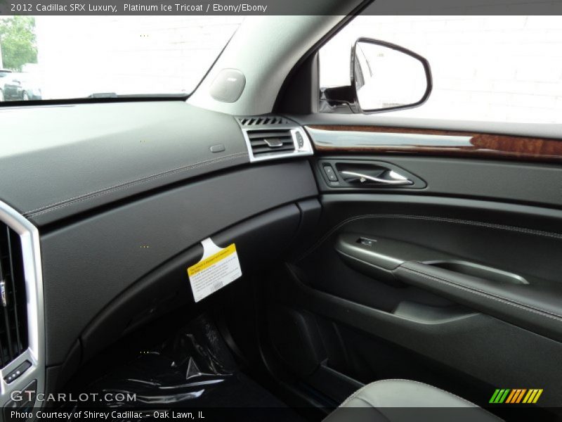 Platinum Ice Tricoat / Ebony/Ebony 2012 Cadillac SRX Luxury