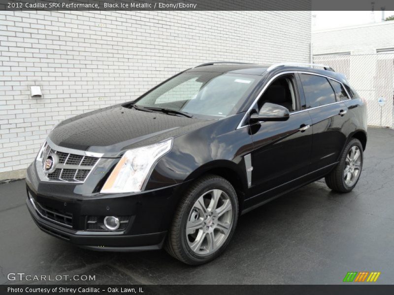 Black Ice Metallic / Ebony/Ebony 2012 Cadillac SRX Performance