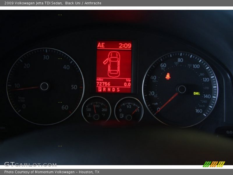 Black Uni / Anthracite 2009 Volkswagen Jetta TDI Sedan