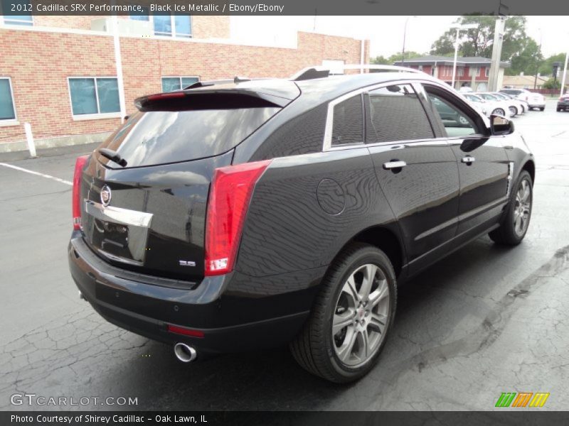 Black Ice Metallic / Ebony/Ebony 2012 Cadillac SRX Performance