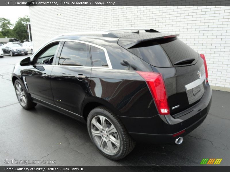 Black Ice Metallic / Ebony/Ebony 2012 Cadillac SRX Performance