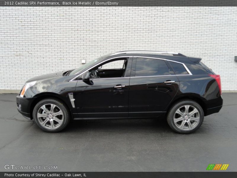Black Ice Metallic / Ebony/Ebony 2012 Cadillac SRX Performance