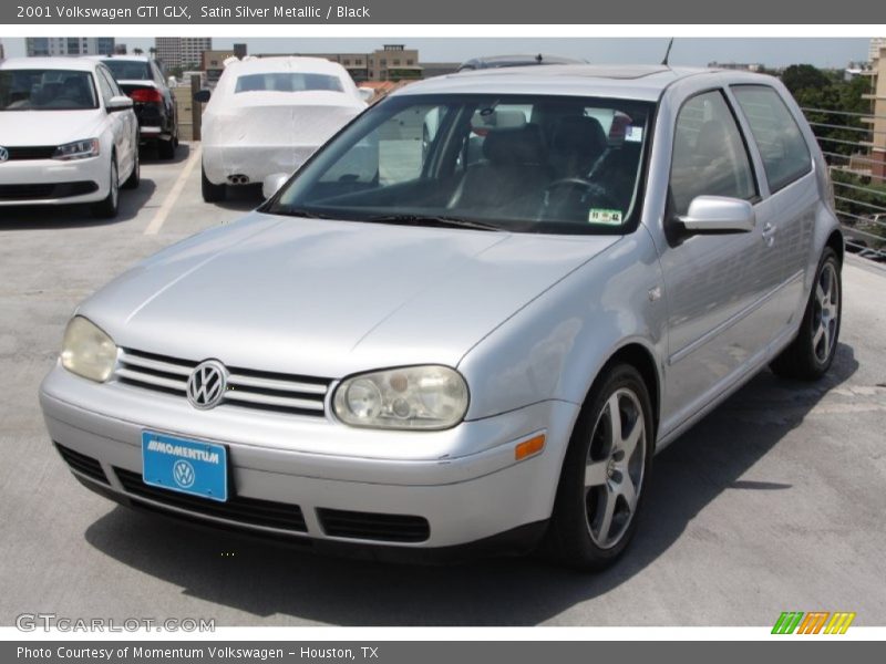 Satin Silver Metallic / Black 2001 Volkswagen GTI GLX