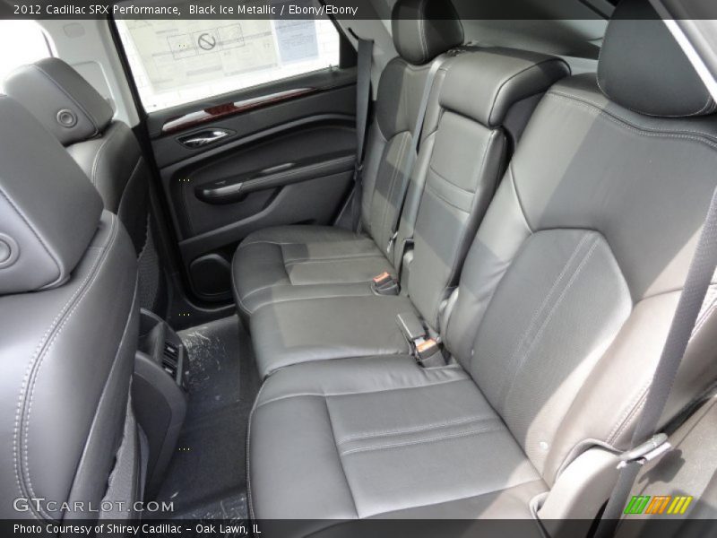 Black Ice Metallic / Ebony/Ebony 2012 Cadillac SRX Performance