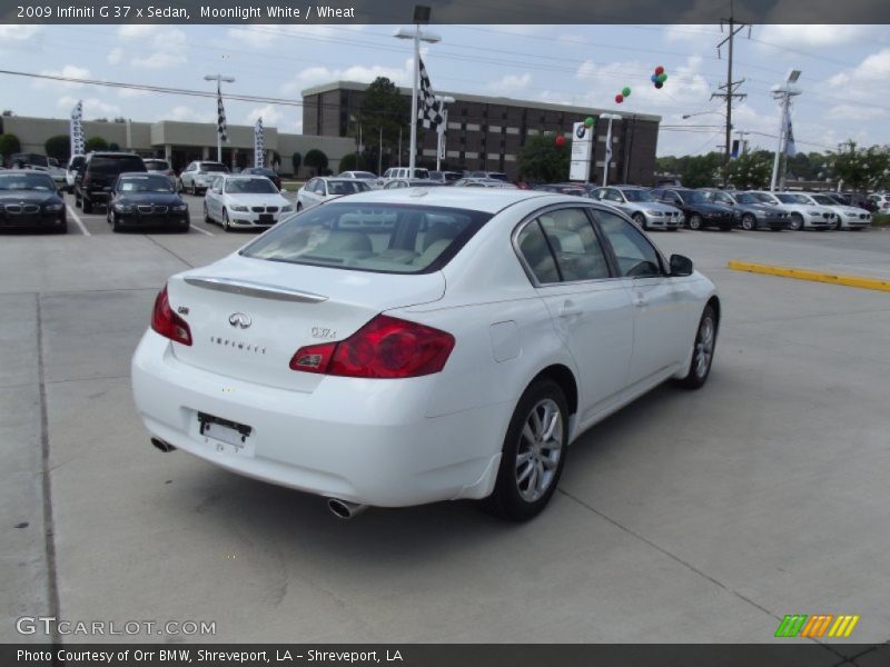 Moonlight White / Wheat 2009 Infiniti G 37 x Sedan