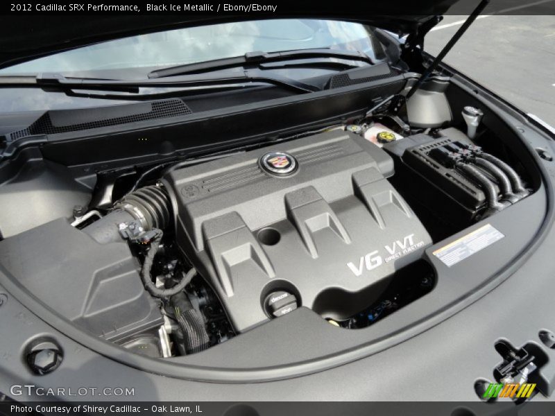 Black Ice Metallic / Ebony/Ebony 2012 Cadillac SRX Performance