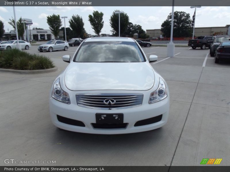 Moonlight White / Wheat 2009 Infiniti G 37 x Sedan