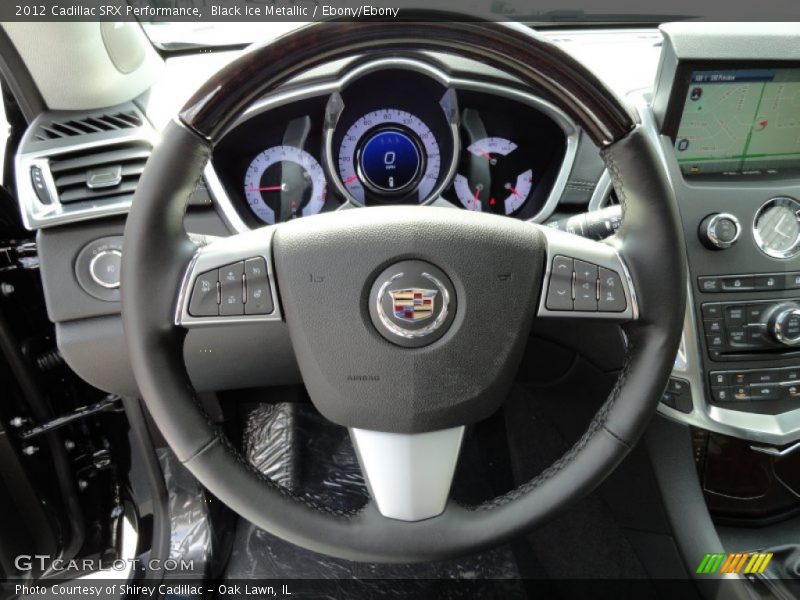 Black Ice Metallic / Ebony/Ebony 2012 Cadillac SRX Performance